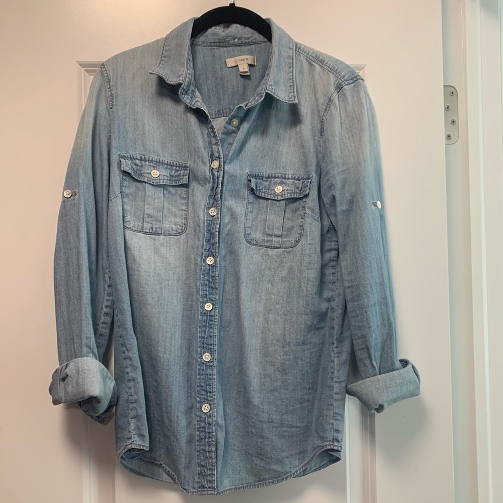 J.CREW Chambray Shirt size 4